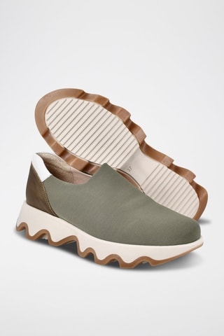 Platform Slip-ons Ola - Kaki
