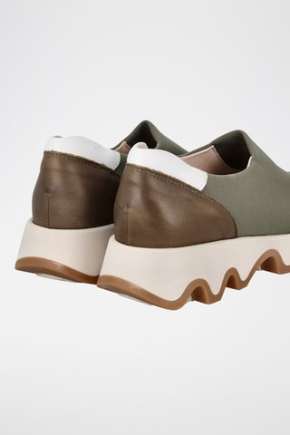 Platform Slip-ons Ola - Kaki