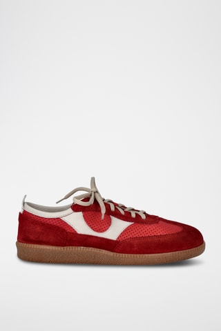 Leren Sneakers - Rood