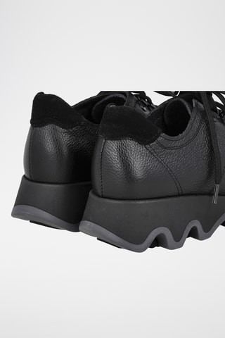 Leren Sneakers -Zwart