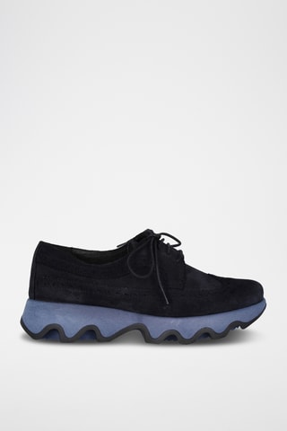 Nubuck Sneakers - Marineblauw