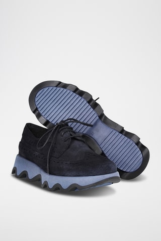 Nubuck Sneakers - Marineblauw