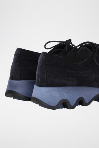 Nubuck Sneakers - Marineblauw