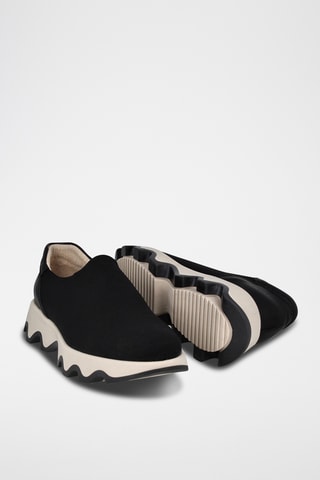 Leren Sneakers -Zwart