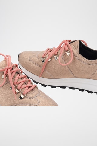 Nubuck Sneakers - poederroze