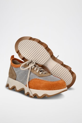 Nubuck Platform Sneakers Ola - Oranje