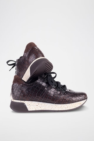 Leren Sneakers Droma - Bruin