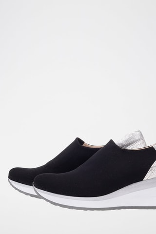 Leren Sneakers -Zwart