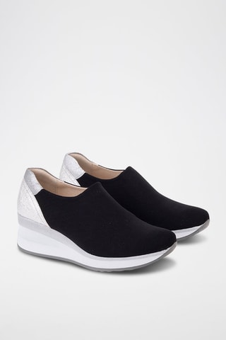 Leren Sneakers -Zwart