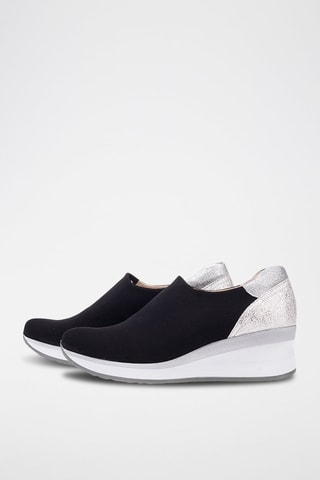 Leren Sneakers -Zwart