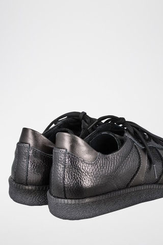 Nappaleren en Leren Sneakers - Antraciet