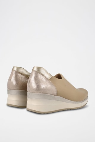 Leren Sneakers - Beige