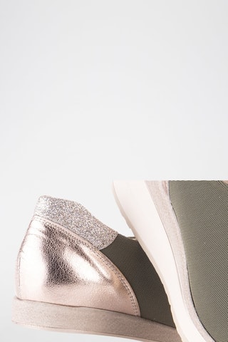 Leren Sneakers - Kaki