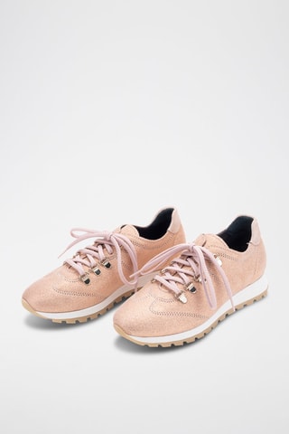 Leren Sneakers Chainti - Lichtroze