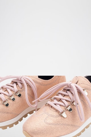 Leren Sneakers Chainti - Lichtroze