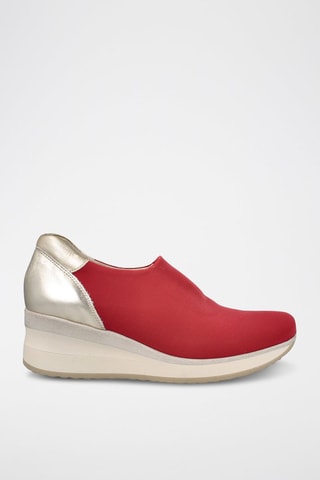 Leren Sneakers - Rood