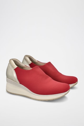 Leren Sneakers - Rood