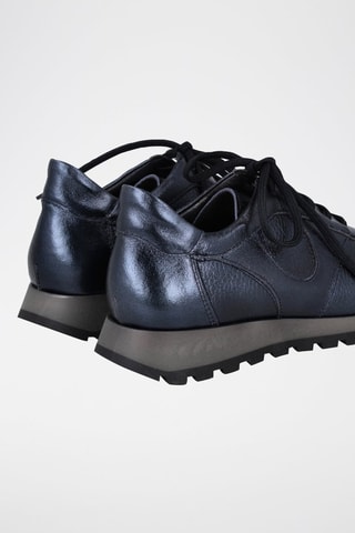 Leren Sneakers - Blauw