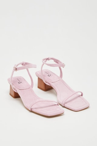 Sandalen met Hak Paars