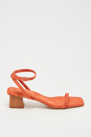 Sandalen met Hak Oranje