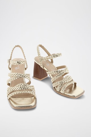 Sandalen met Hak - Goudkleurig