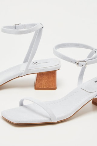 Sandalen met Hak Lichtblauw