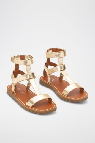 Romeinse Sandalen - Goudkleurig