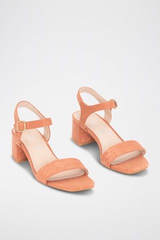 Sandalen met Hak - Zalmkleurig 