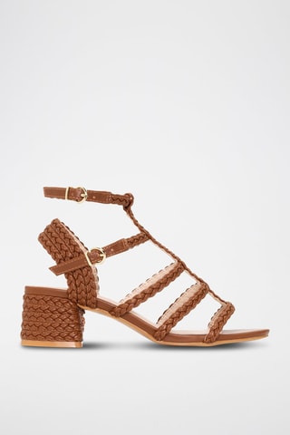 Romeinse Sandalen - Camel