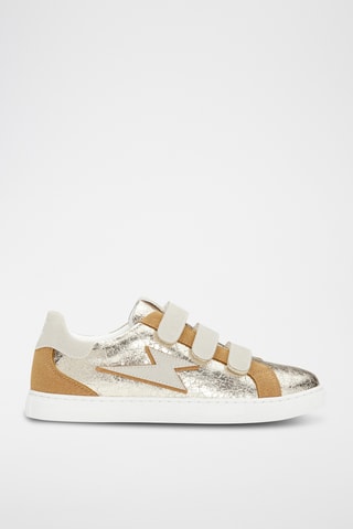 Sneakers Sadie - Beige en Goudkleurig