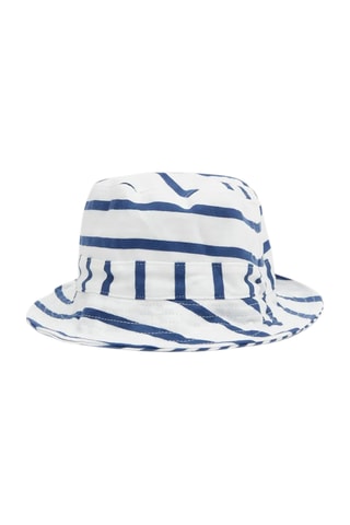 Dubbelzijdig bobhoedje - Wit