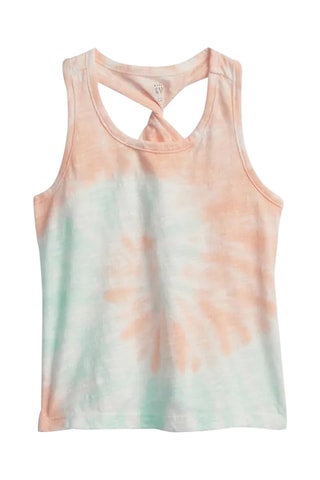 Hemd Tie and Dye - Oranje en Hemelsblauw