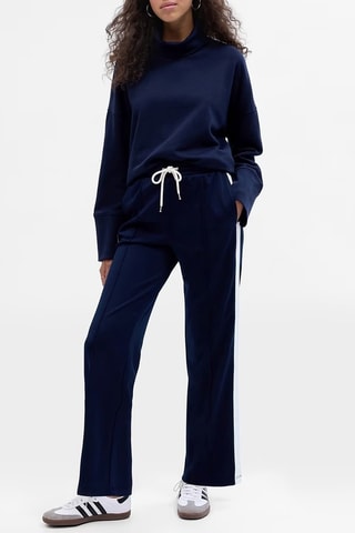 Broek Hoge Taille - Marineblauw