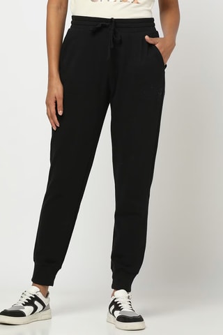 Joggingbroek Hoge Taille - Zwart