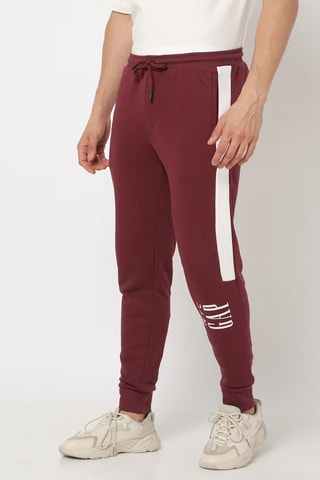 Joggingbroek - Bordeauxrood