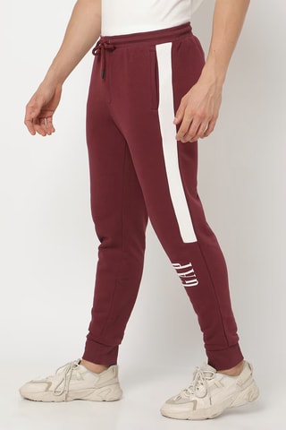 Joggingbroek - Bordeauxrood