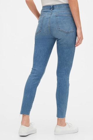 Jeans Skinny Hoge Taille - Indigoblauw