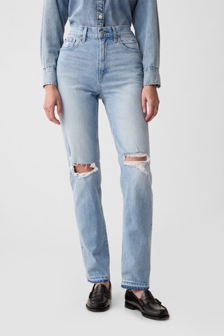Jeans Hoge Taille - Hemelsblauw