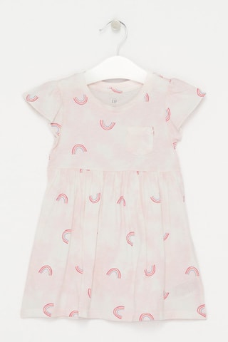 Jurk Tie and Dye Roze en Wit