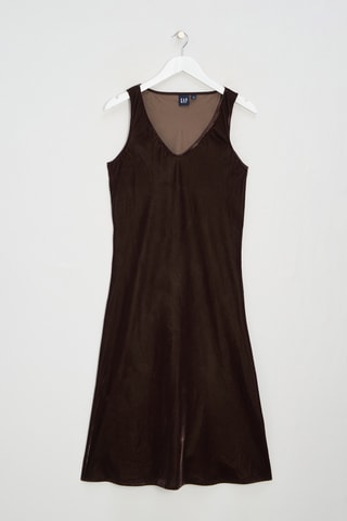 Abito a trapezio - Marrone