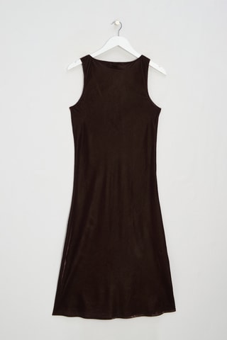 Abito a trapezio - Marrone