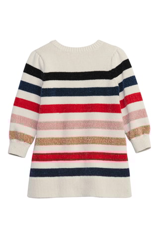 Trui-jurk - Wit en Zwart