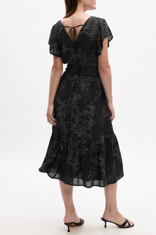 Abito plissé - Nero