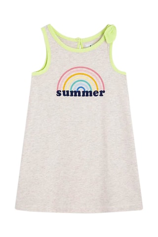 Jurk - Gemêleerd Beige