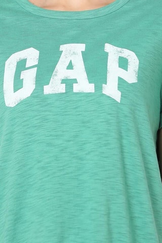 Abito t-shirt - Verde acqua melange