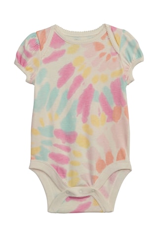 Bodysuit Tie and Dye - Ecru en Roze