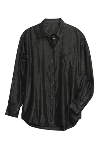 Camicia in cotone bio - Nero