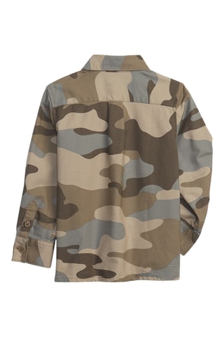 Camicia in cotone bio - Kaki