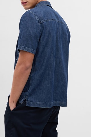 Jeansoverhemd - Indigoblauw