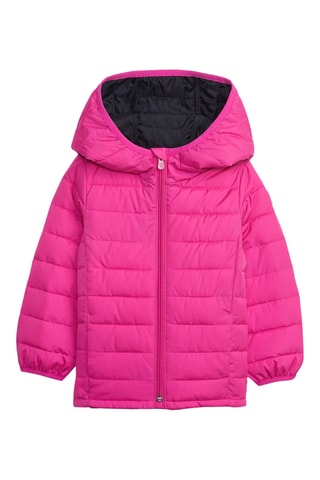 Gewatteerde Jas met Capuchon - Fuchsia